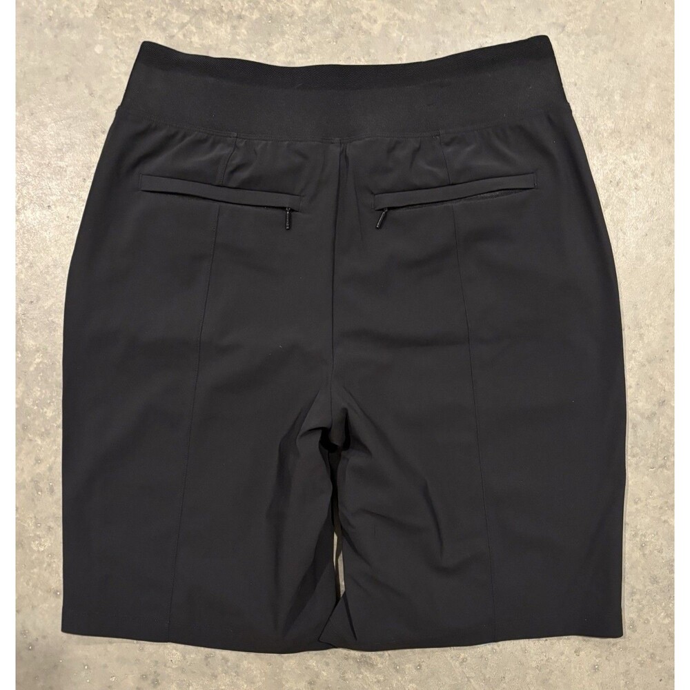 Athleta Black Bermuda Shorts Womens Size 6 Stretch 9” Inseam Lightweight - Picture 2 of 7